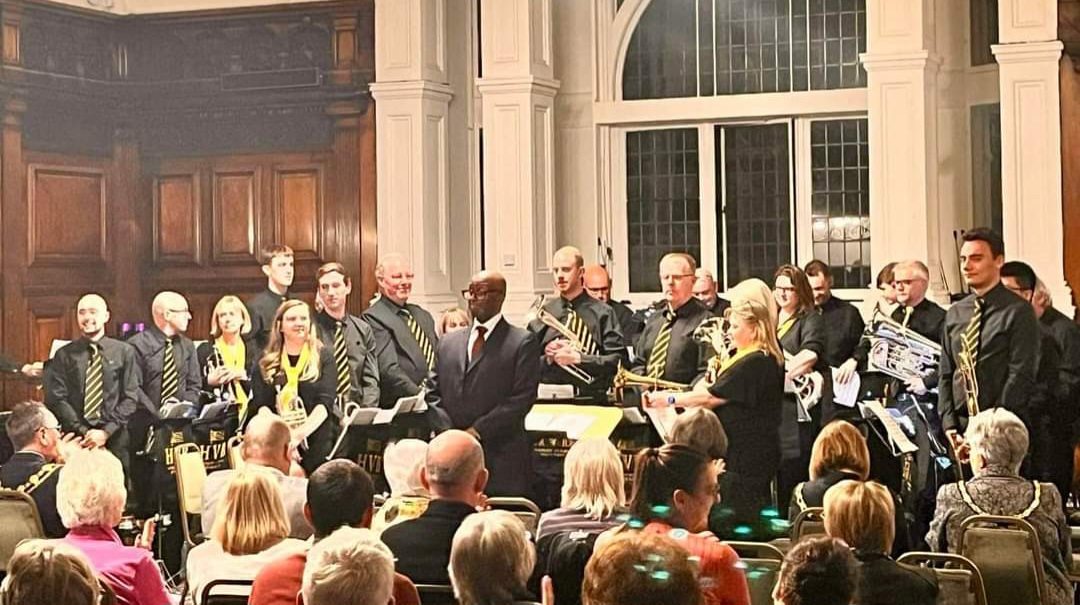 Horbury Victoria Band at Wakefield Town Hall