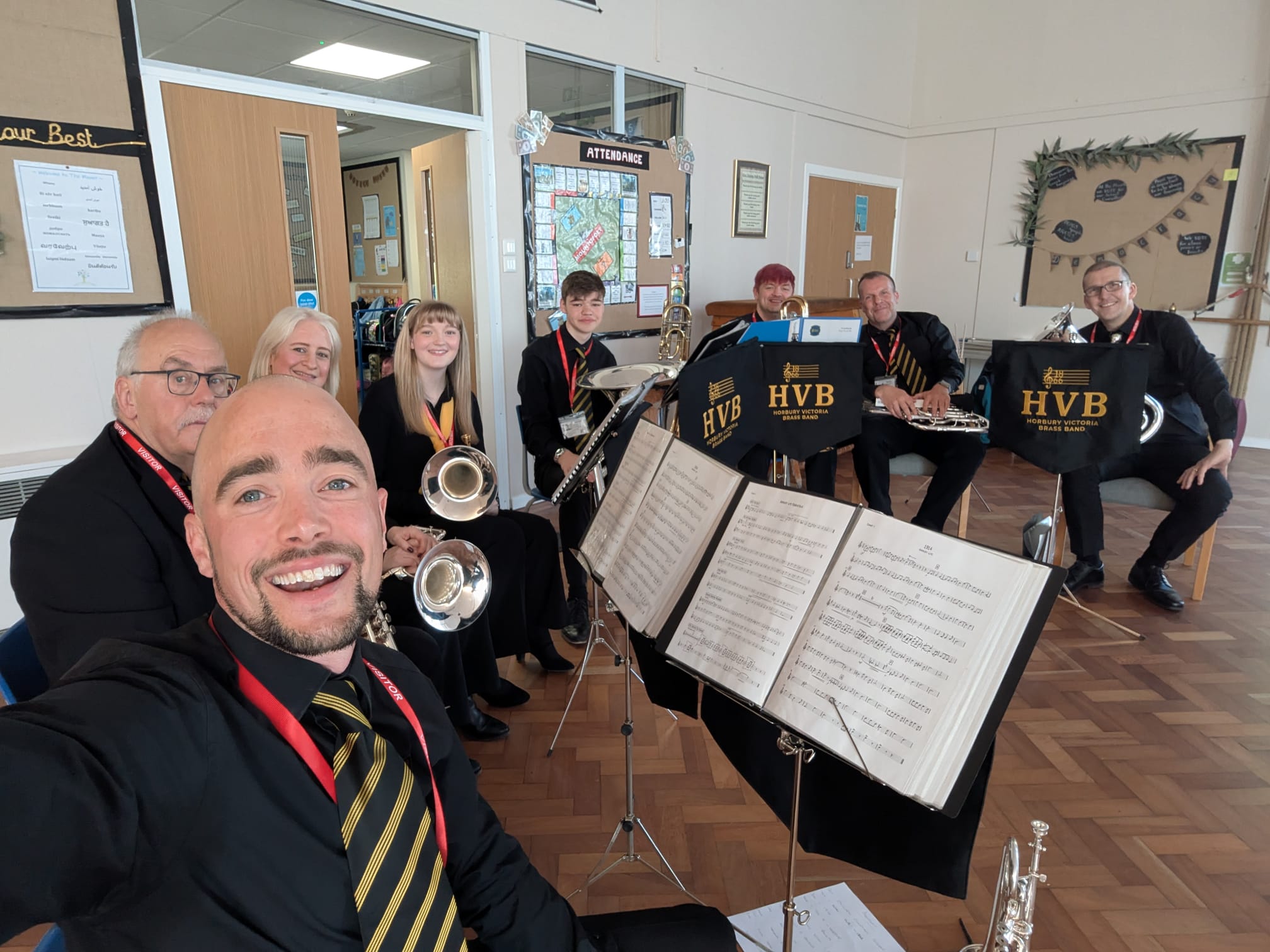 Senior Band at The Mount school